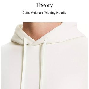 Theory Alcos Hoodie CS Med Ivory
